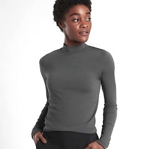 Athleta Renew Mock Neck Top (small)
